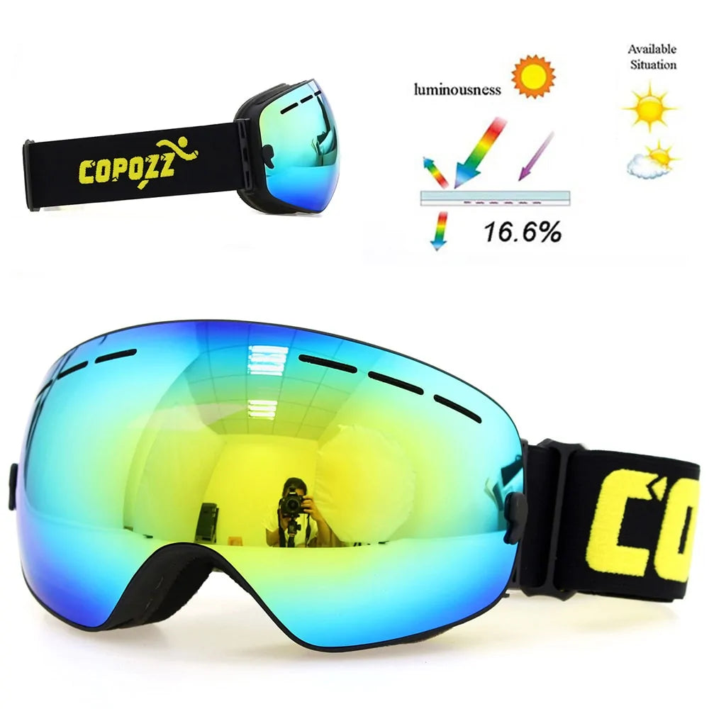Anti-Fog Ski Goggles Anti Spier