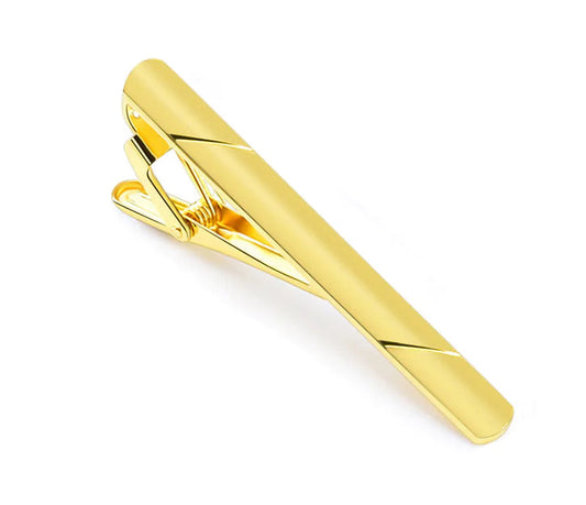 4PCS Mens Stainless Steel Tie Clip Necktie Bar Clasp Clamp Pin Gold Black Silver Anti Spier