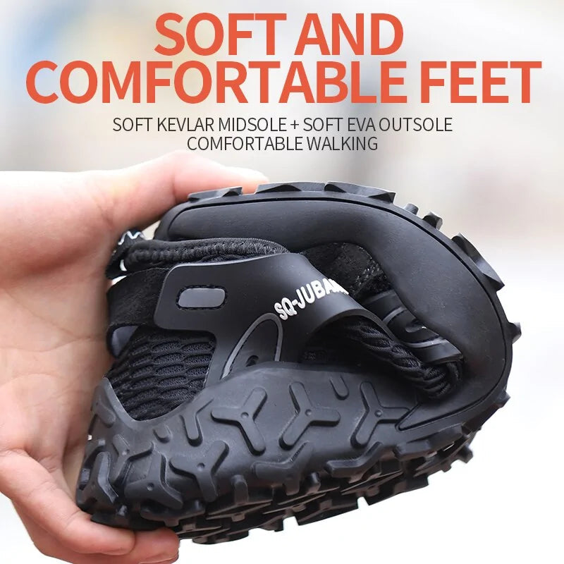 Anti-collision and Anti-smashing Breathable Safety Shoes Anti Spier