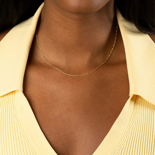 Thin Gold Baby Chain - Anti Spier