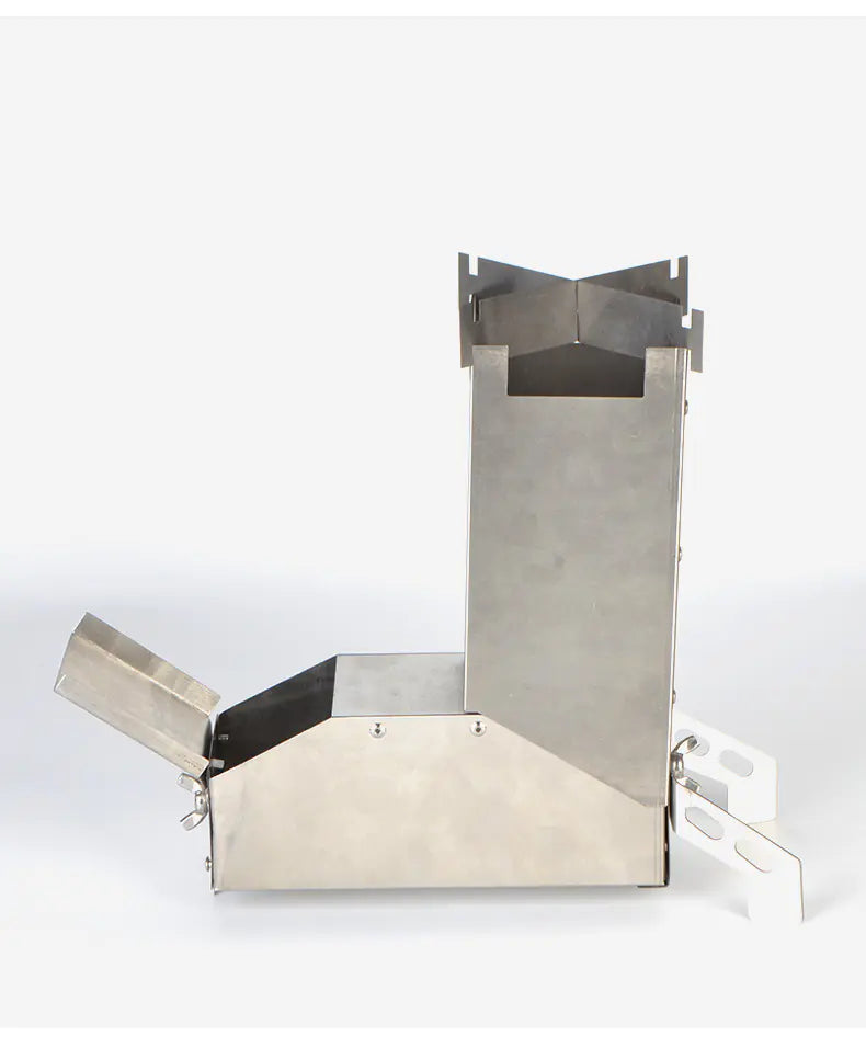 Stainless Steel Folding BBQ Grill for Camping and Firewood Anti Spier