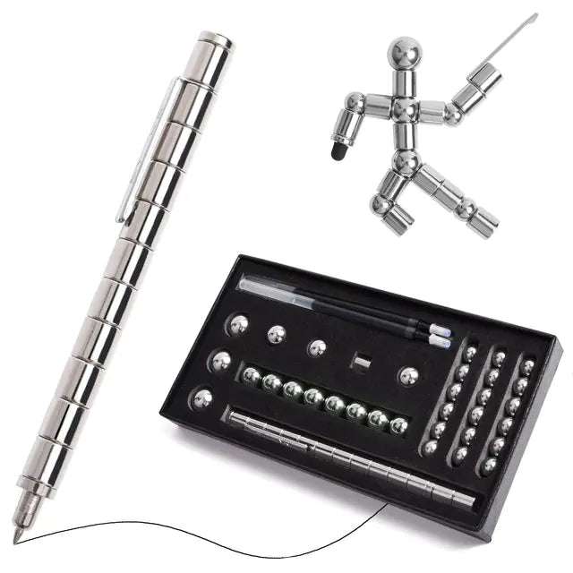 Multifunctional Deformable Magnet Fidget Pen Anti Spier