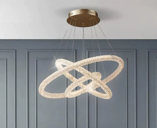 Crystal Ring Chandelier