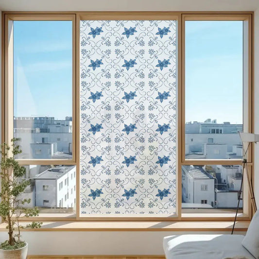 Static Cling Window Film - Frosted 3D Decorative Vinyl Anti Spier