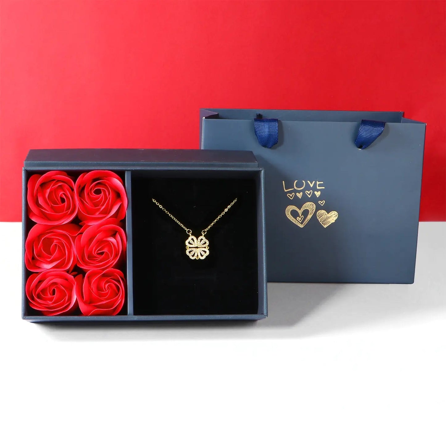 Luxury Four Leaf Clover Necklace Anti Spier