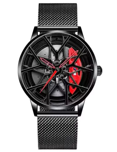 Men Sports Watch Auto Wheel Watches Anti Spier
