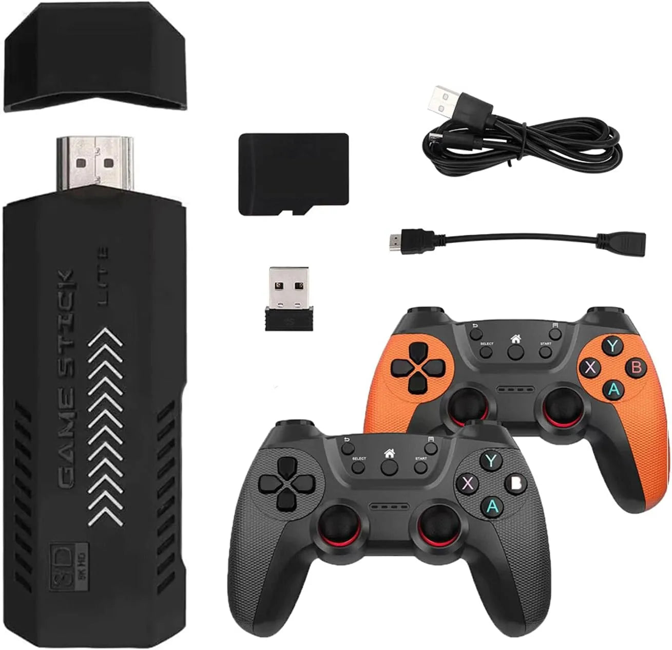 X2 Ultra Retro Game Stick 4K, Plug and Play Video Gaming Console with 128G memory card/40000+Games, HDMI Output for TV with 2.4G Wireless Controller, Retro Arcade Emulators for Kids Adults Anti Spier