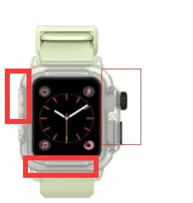 Waterproof Case And Strap Watch Anti Spier