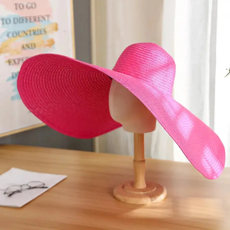 Large Wide Brim Women's Sun Hat Anti Spier