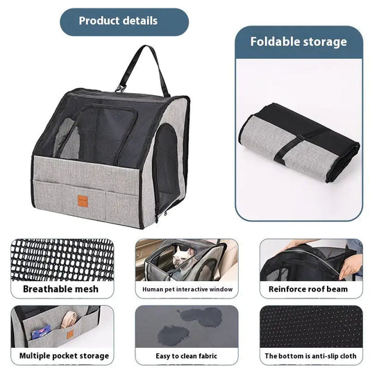 Foldable Car Waterproof And Portable Pet Bag Anti Spier