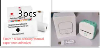Portable Mini Thermal Label Printer Home Photo Printer Student Wrong Question Printer Bluetooth Mini Label Printer Price Tag - Anti Spier