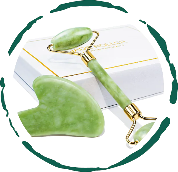 Jade Roller & Gua Sha Gift Box Anti Spier