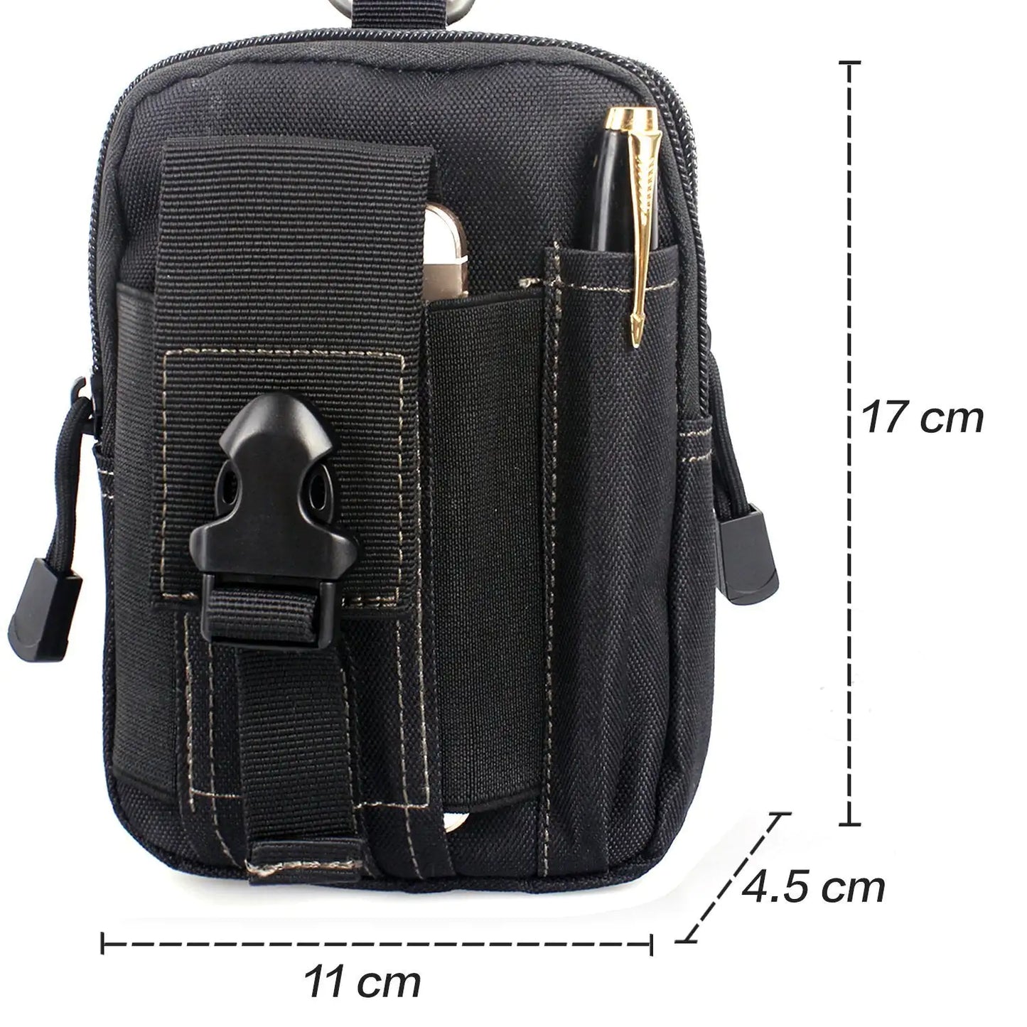 Compact Multi-Purpose Gadget Pouch Waist Bag - Anti Spier