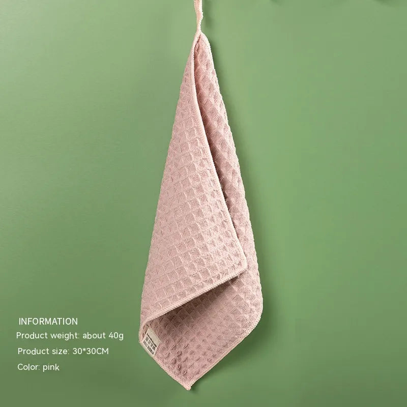 Microfiber Skin-friendly Non-lint Waffle Microfiber Towel Anti Spier