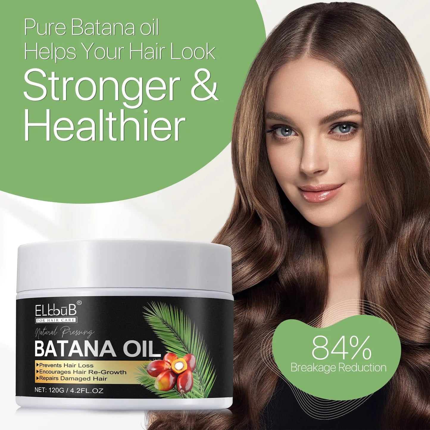 Raw Batana Oil for Hair Growth and Repair -100% Pure, Unrefined Oil from Honduran Rainforests Prevent Hair Loss and Enhances Hair Thickness in Men & Women 4.2 Fl Oz (Pack of 1) Anti Spier
