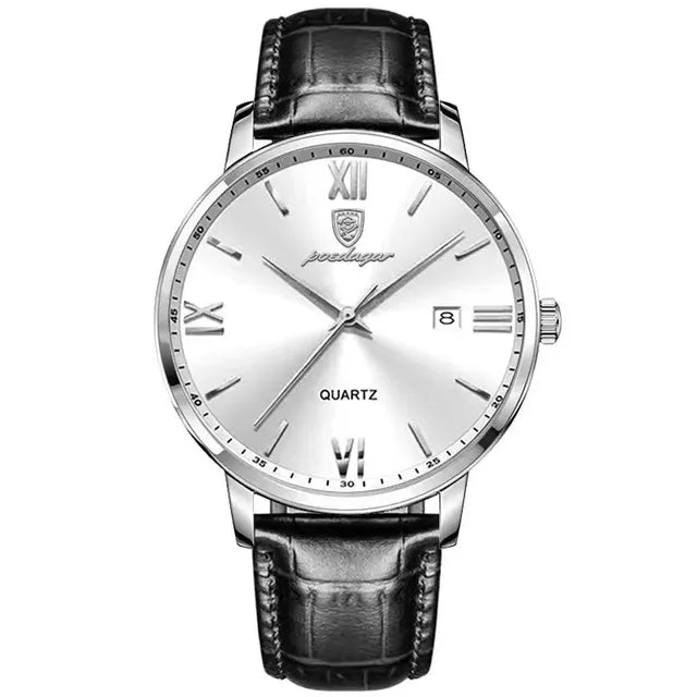 Leather Men Quartz Luxury Watches Anti Spier