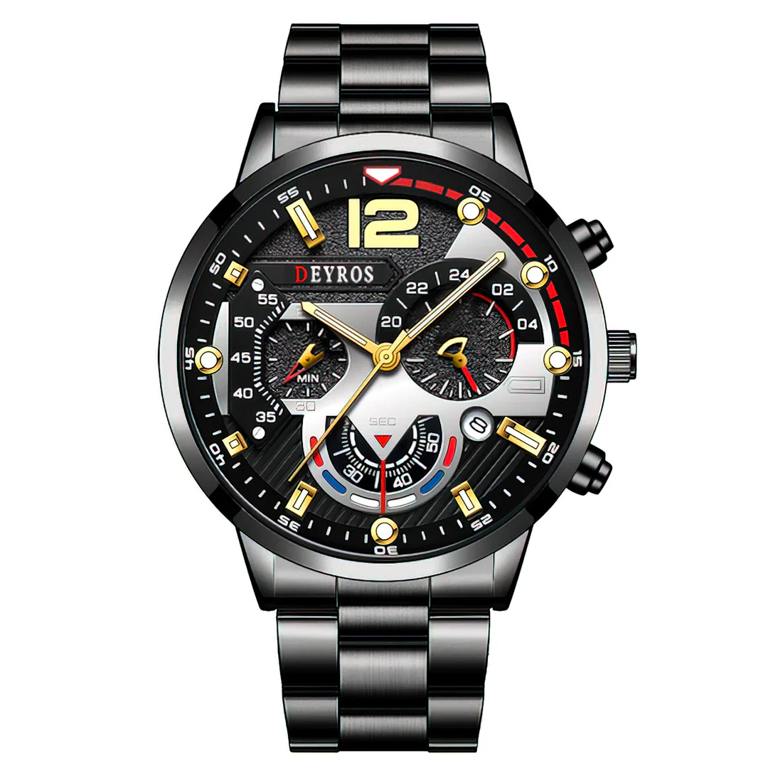 Luxury Sport Quartz Wrist Watch Anti Spier