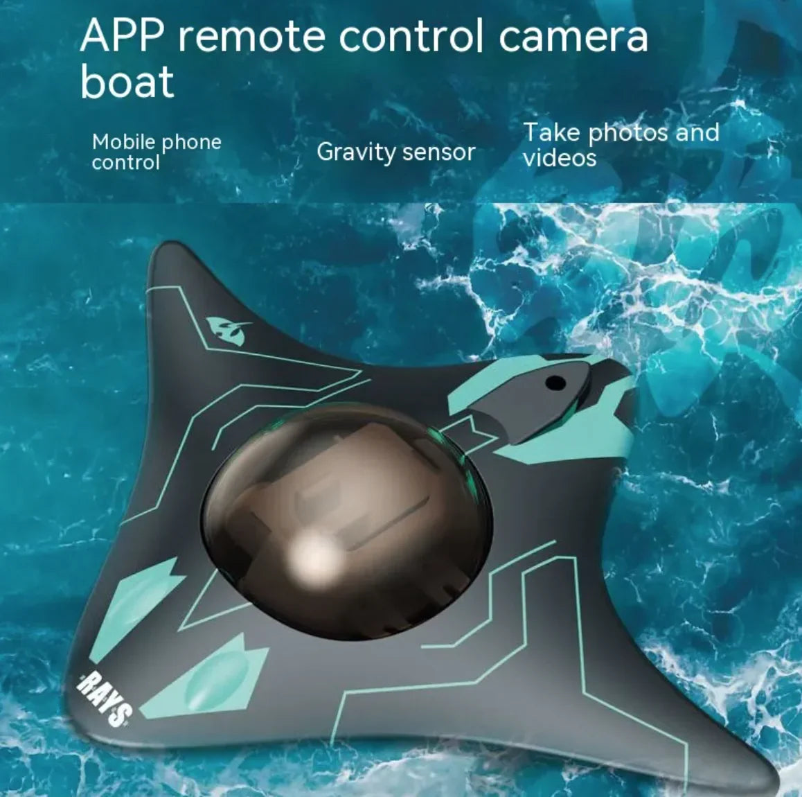 Remote Control Underwater Camera Boat Anti Spier
