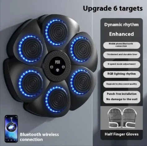 Smart Bluetooth Wireless Boxing Fitness Kit – Home Exercise Equipment Anti Spier