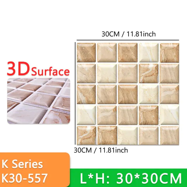 Thick Self-Adhesive Marble Floor Stickers Anti Spier