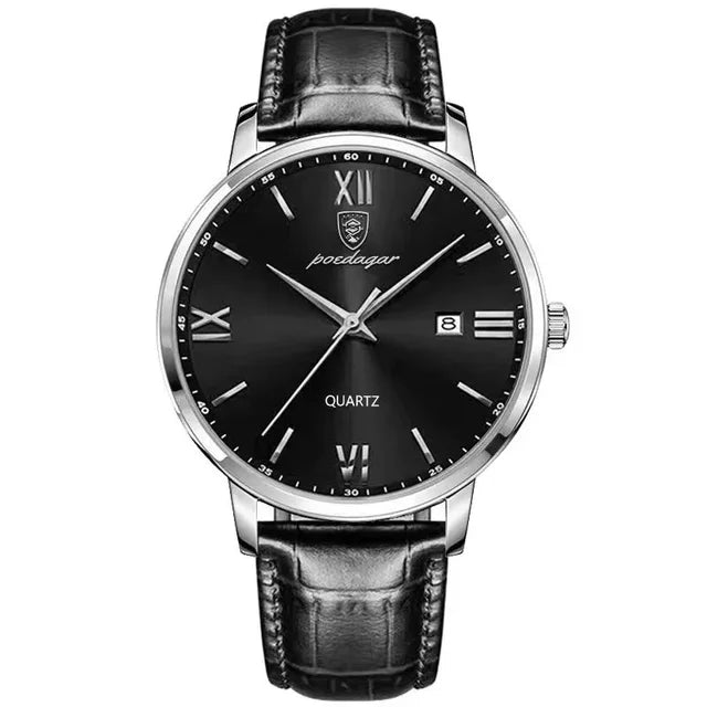 Leather Men Quartz Luxury Watches Anti Spier