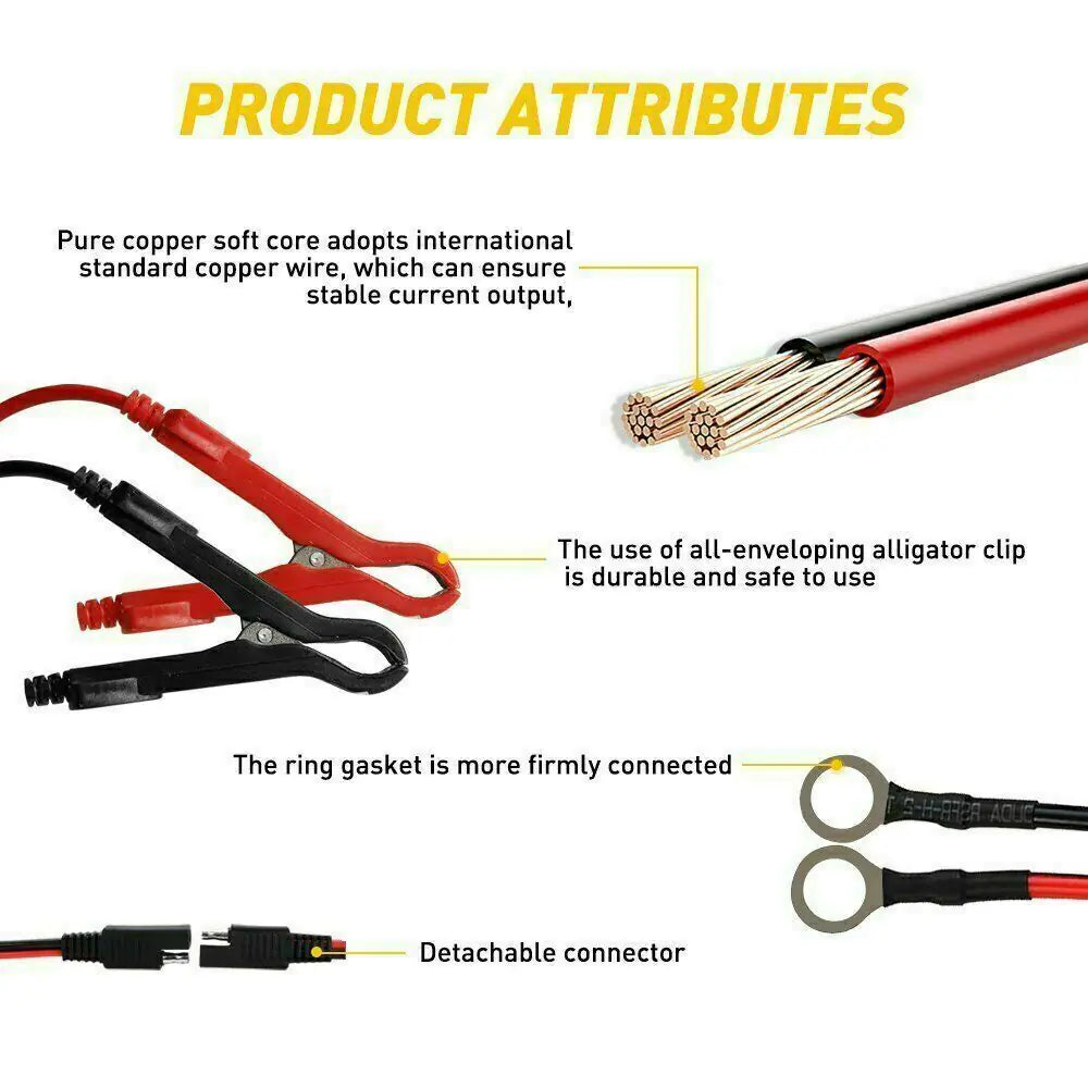 1500mAh Automatic Smart Battery Charger 12V Portable Car Auto Trickle Maintainer Anti Spier