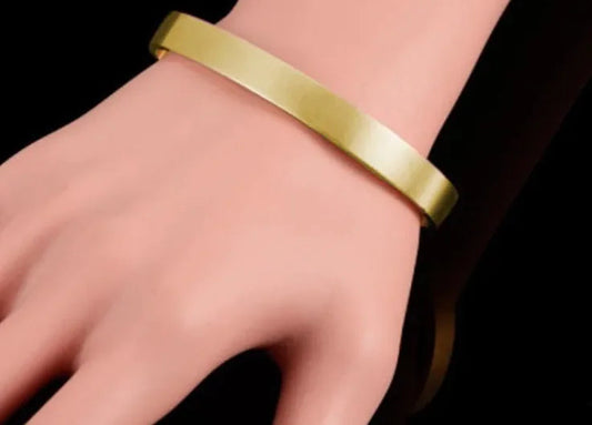 Glossy inlaid magnet health bracelet simple magnetic therapy Anti Spier