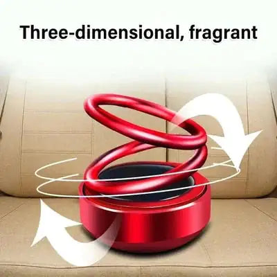 Solar Auto Rotating Ball Air Freshener Anti Spier