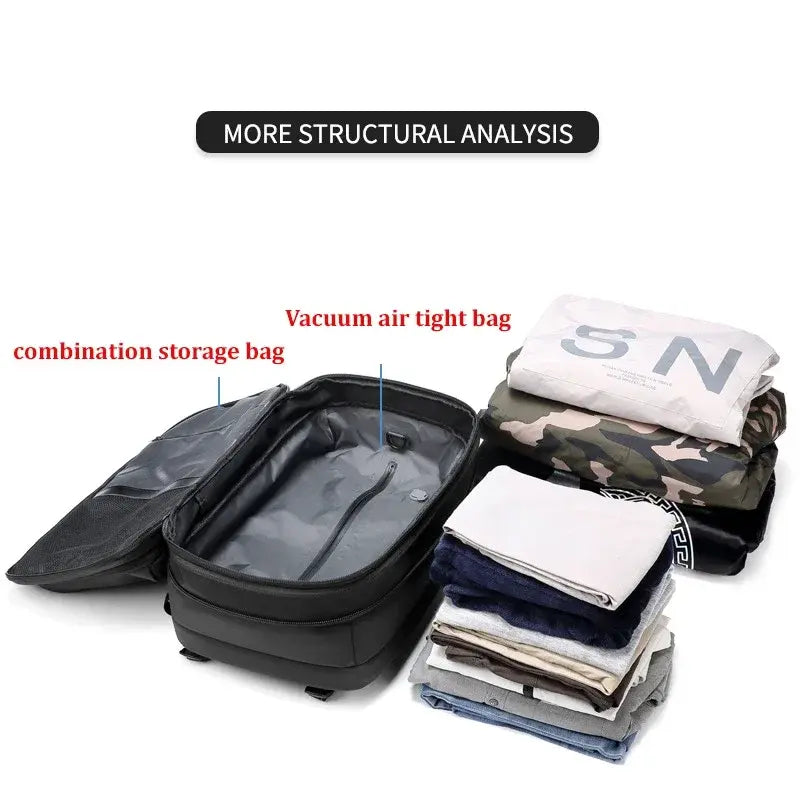 Vacuum Compression Backpack Anti Spier