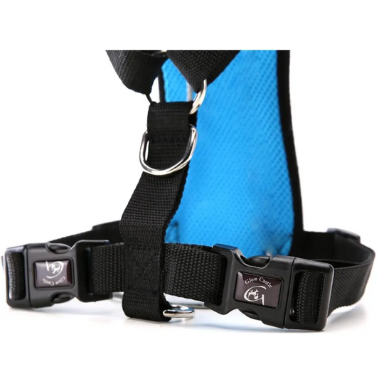 Dog supplies Breathable mesh chest straps Pet car safety chest back Anti Spier