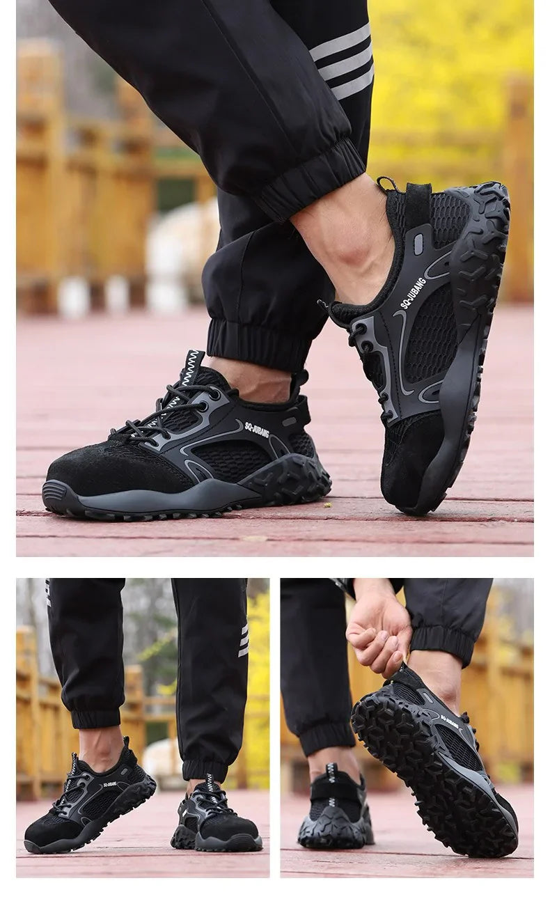 Anti-collision and Anti-smashing Breathable Safety Shoes Anti Spier