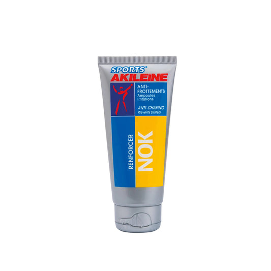 Akileïne Sports NOK Anti-Chafing Cream - Prevents Chafing Blisters - Anti-Friction Skin Reinforcer - Anti Chafing Cream for Runners Men Women - Thigh Rubbing Prevention Anti Chafe | 2.5 fl oz Anti Spier