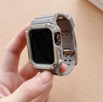 Watch Band & Case For iWatch Series 7 6 SE 5 Anti Spier