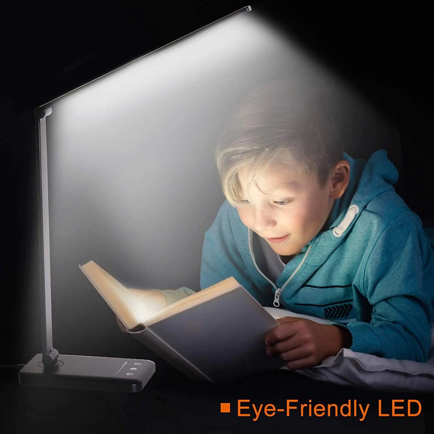 5 Lighting Mode LED Desk Lamp + Wireless Phone Charger Anti Spier