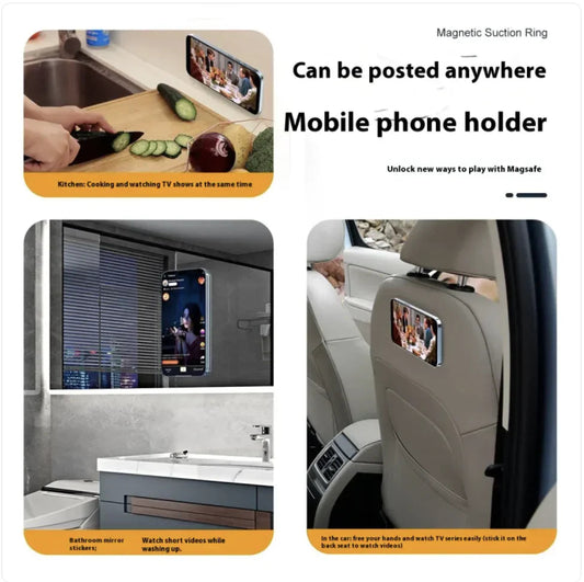 Alloy Magnet Disc Wall Sticker Round Anti Spier