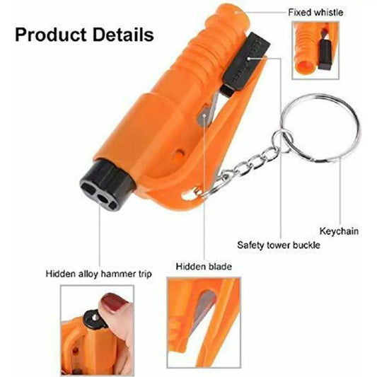 Mini Safety Hammer Keychain Anti Spier