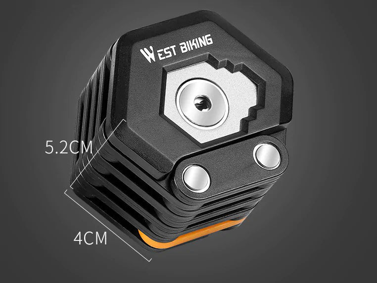 Foldable Bike Lock Anti Spier