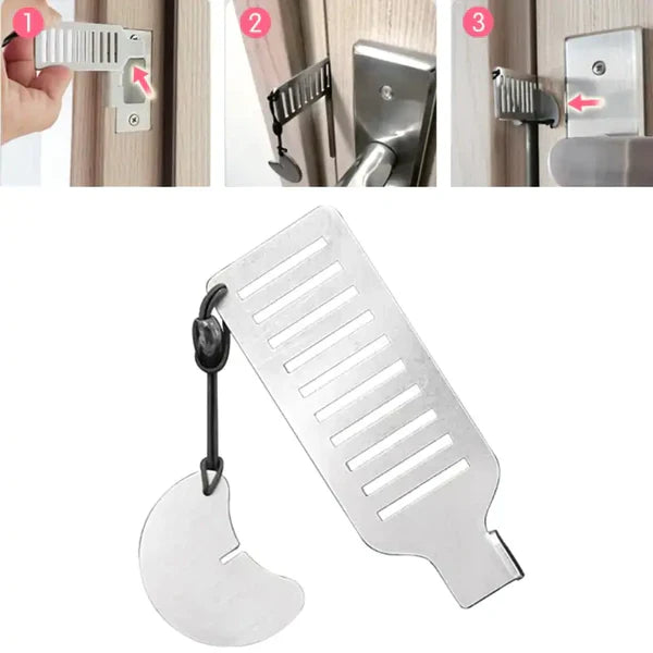 Home or Travel Portable Door Lock Security
