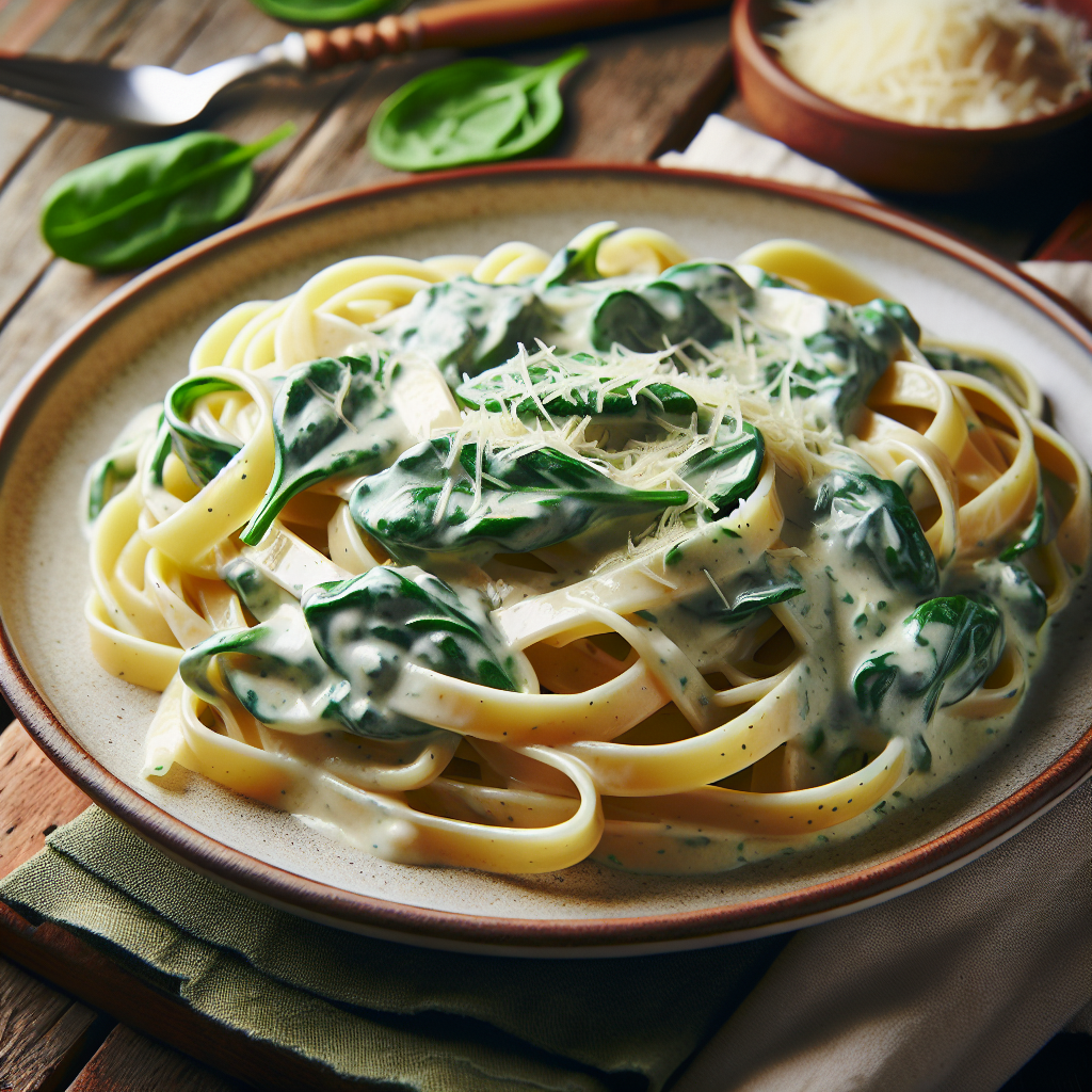 Creamy Spinach Alfredo