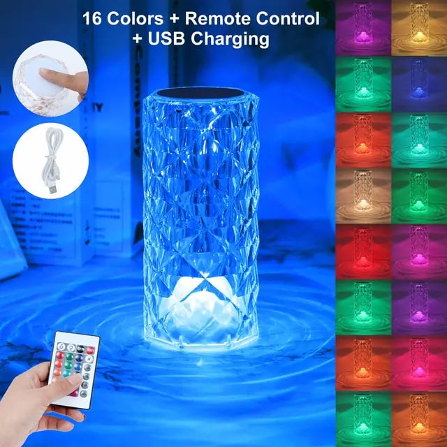 Crystal Atmosphere Table Lamp Anti Spier