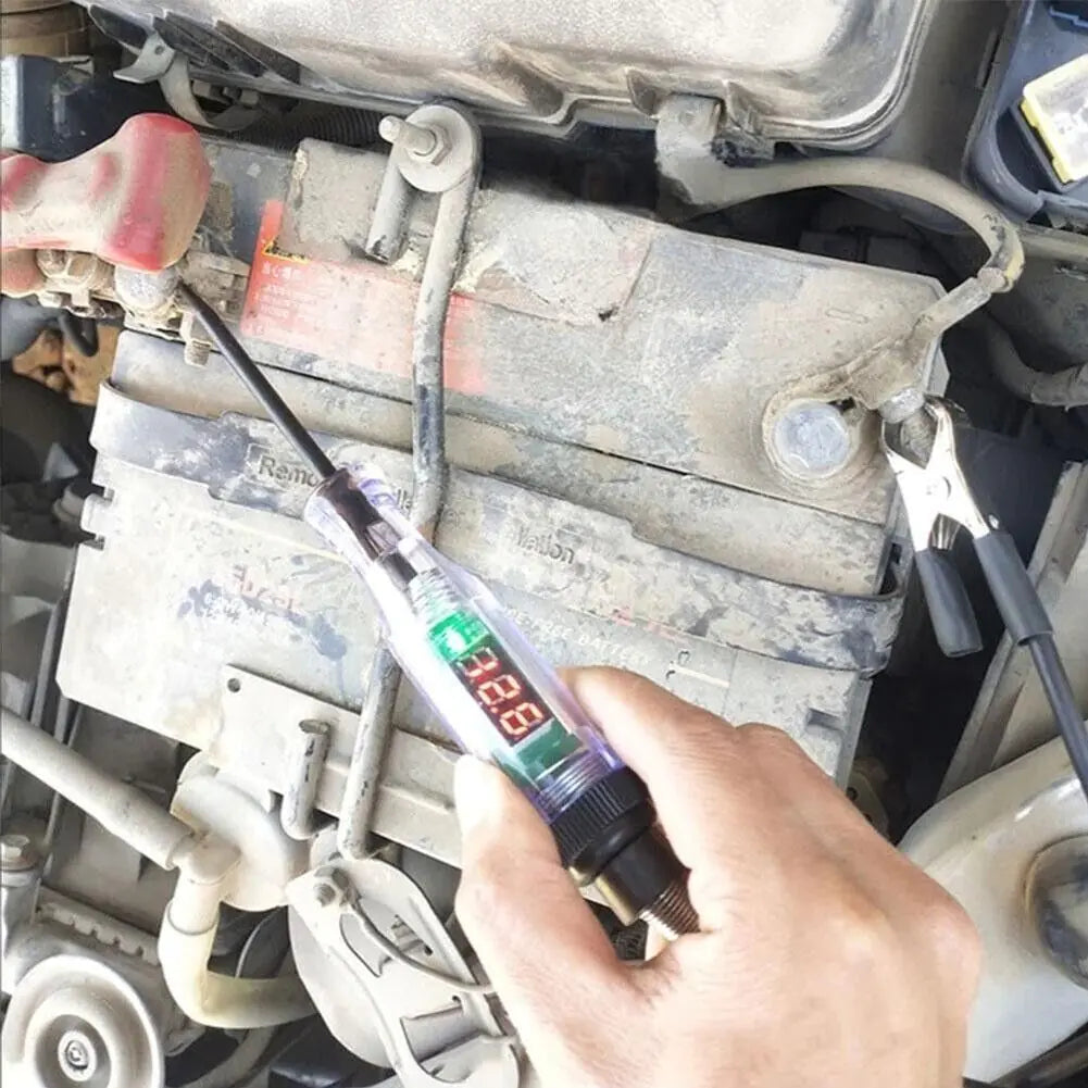Digital Electric Voltage Circuit Tester Automotive Test Light Car Truck 6-24V US Anti Spier