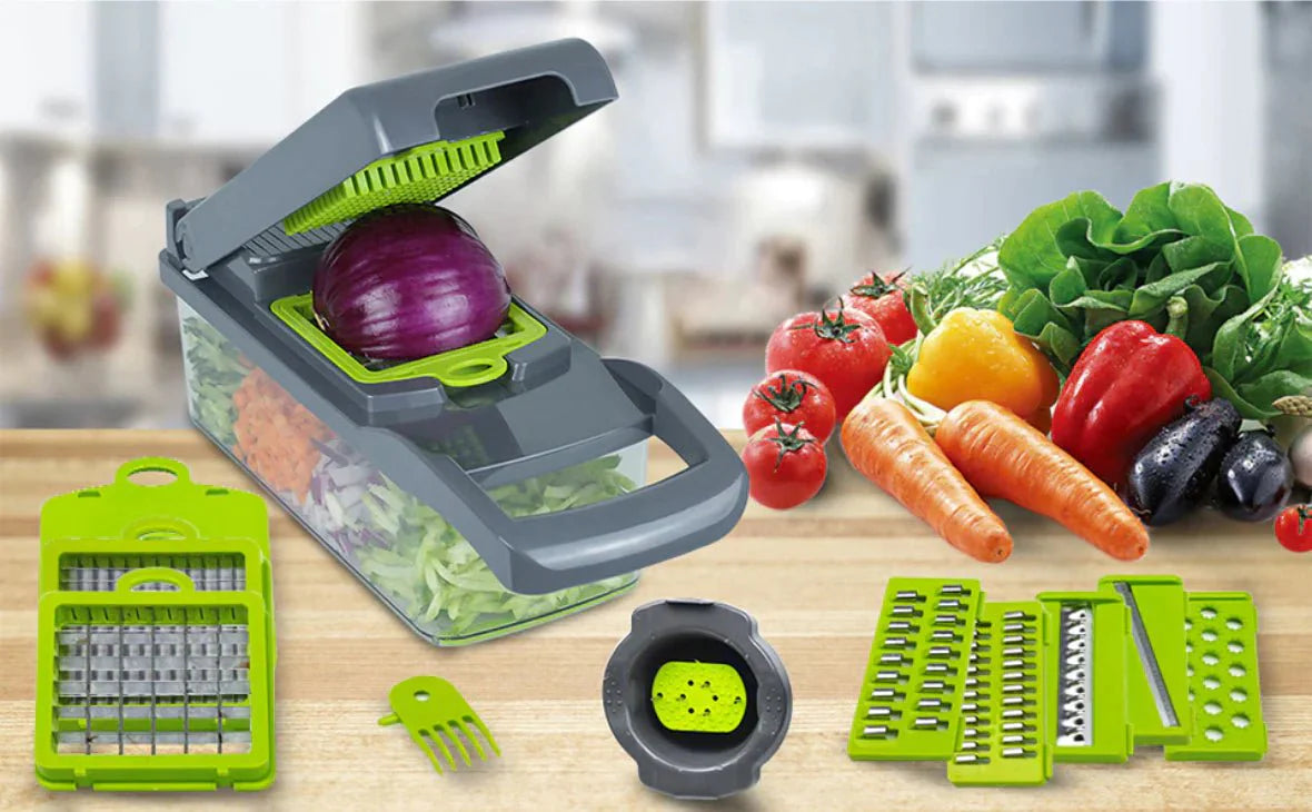 10 in 1 Multifunctional Cutter Shredder Slicer - Anti Spier - Anti Spier - 