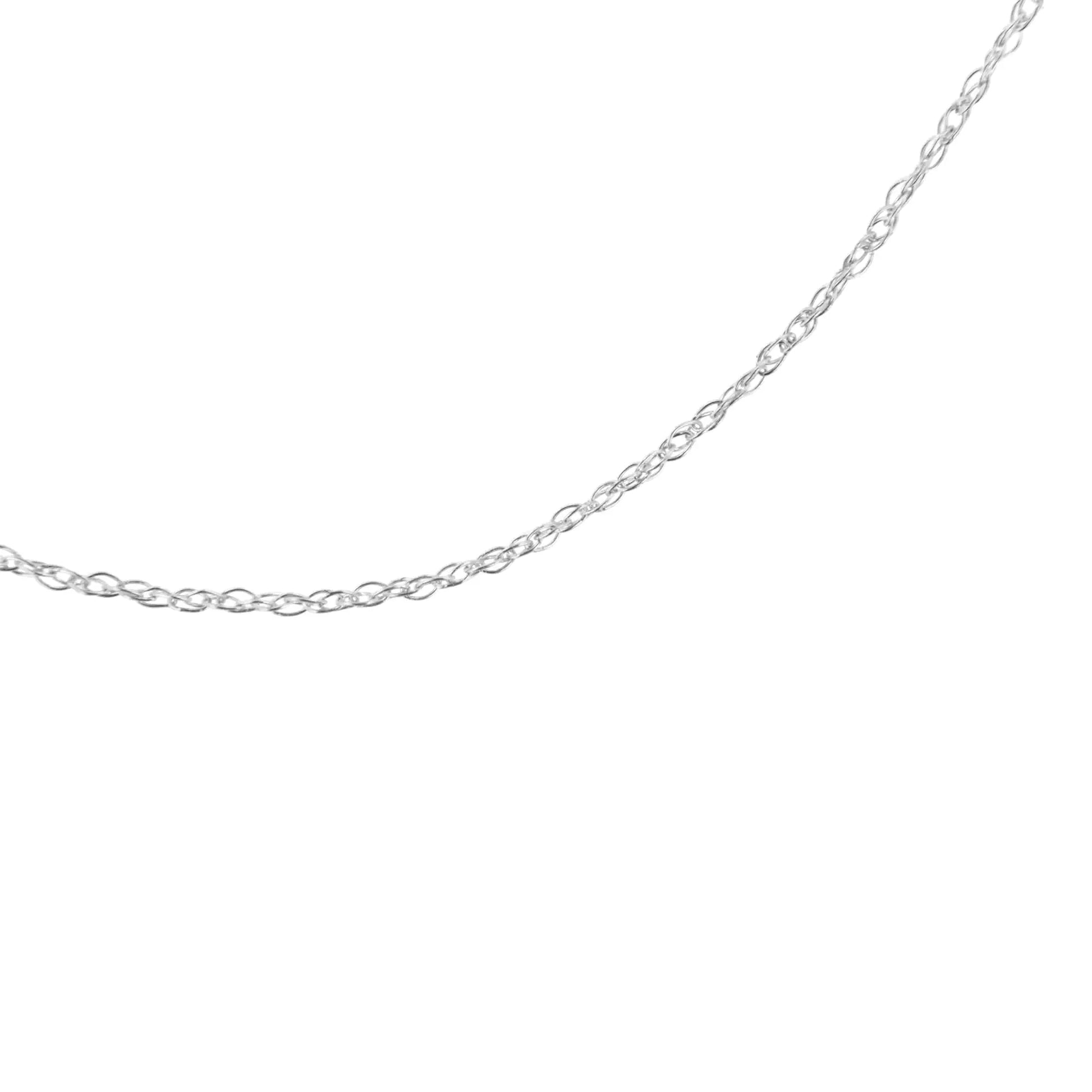 10K Gold 0.5 mm Slender & Dainty Fine Rope Chain Necklace - Anti Spier - Anti Spier - 