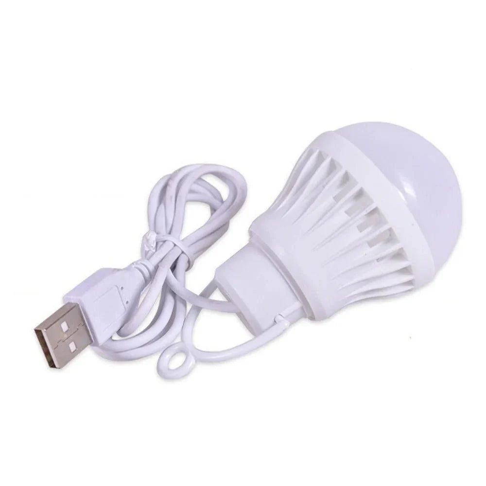 1/2pc 3W/5W/7W Usb Bulb Light Portable Lamp Led for Hiking Camping Tent Travel Work with Notebook Christmas for Home - Anti Spier - Anti Spier - 