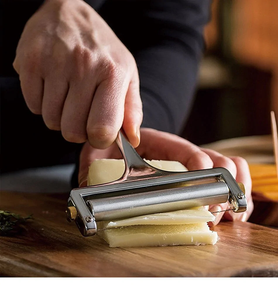 Premium Zinc Alloy Cheese Cutter Anti Spier