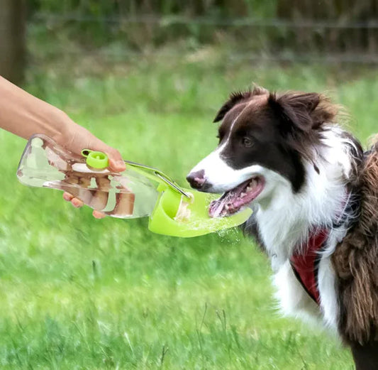 Pet Flip Cup Portable Water Bottle Anti Spier