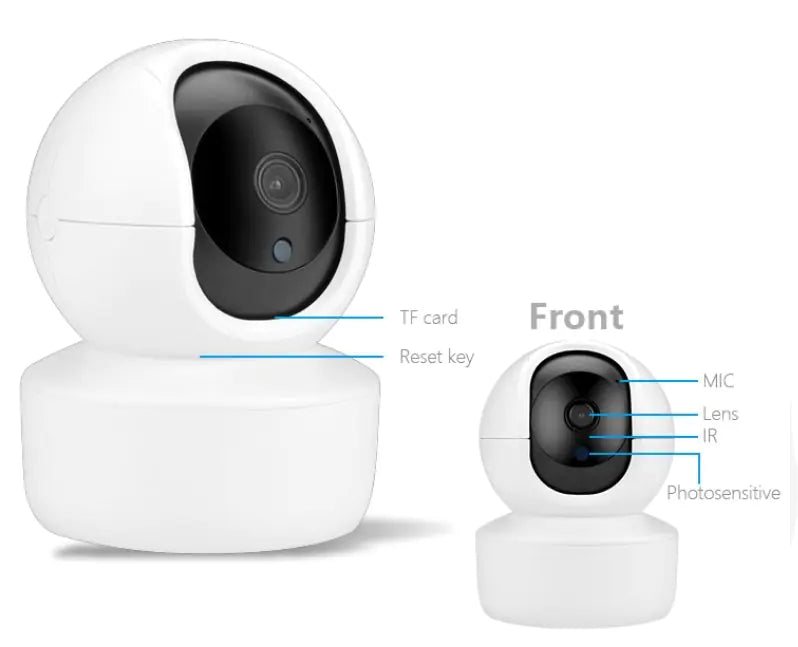 360 ANGLE WIFI NIGHT VISION CAMERA Anti Spier