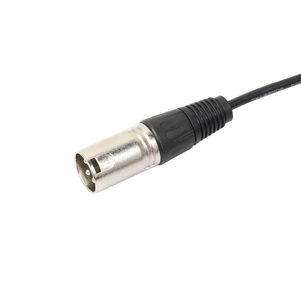 3Pin XLR Female Jack To Dual 2 Male Plug Y Splitter Cable Adapter Microphone USA Anti Spier