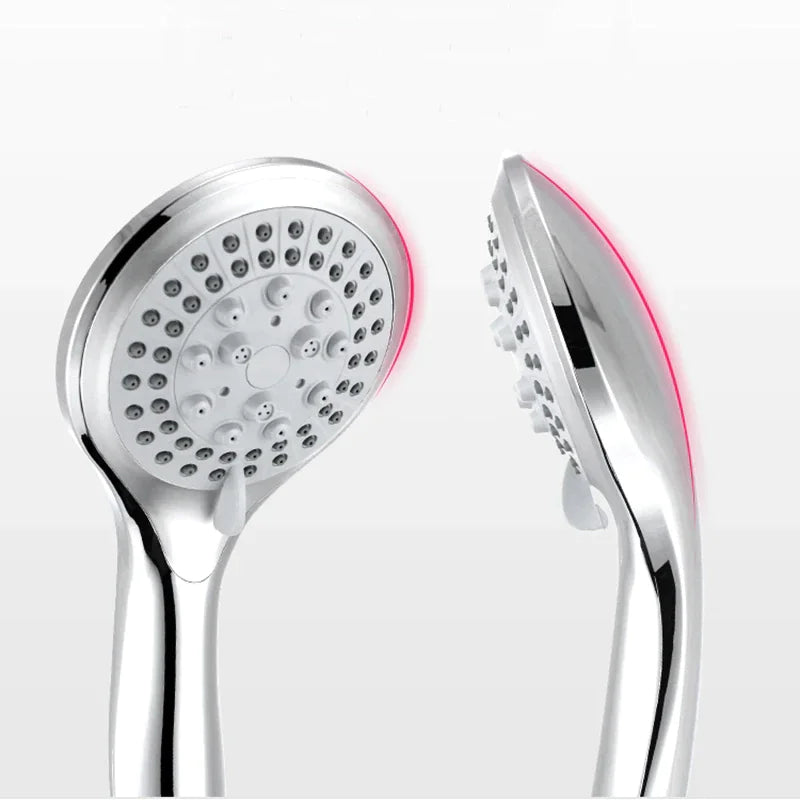 High Pressure Shower Head 5 Settings Handheld Shower Heads Spray With 5 FT Hose Anti Spier