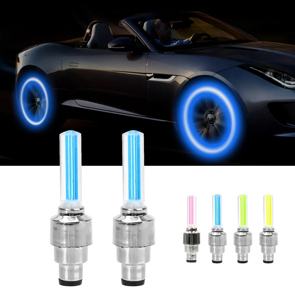 Tire Valve Cap Decorative Lantern Lamp Anti Spier